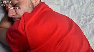 brazilian trans bares monster cock secret in homemade bedroom