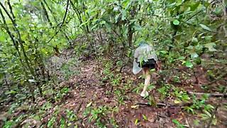 i'm walking through the thai forest picking mushrooms chatting casually then flashing secretly deep in the woods