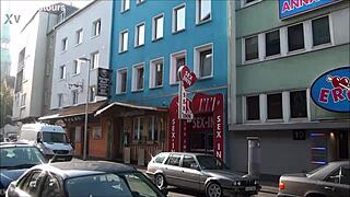 discovering sights along kaiserstrasse in hanover germany