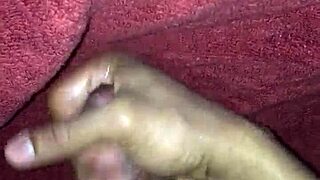 black handjob blast while watching xvideos on camera