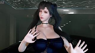 tifa lockhart final fantasy naked dance vam zedward rocks