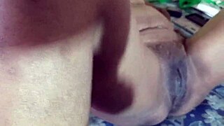 Indian busty housewife shakes big ass pussy lips naked in village ranch home