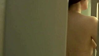 Office babe in stockings gives perfect POV blowjob ending in creampie!