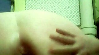 she crams a massive bottle deep into her tight ass for extreme insertion