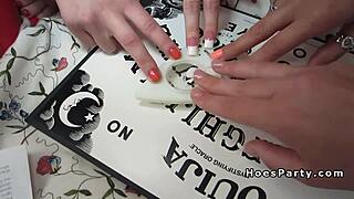 ouija board summons nasty babes for hardcore orgy chaos