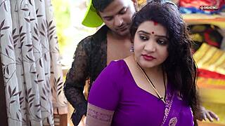 Desi mallu bhabhi seduced and hardcore fucked outdoors by stranger boy, dirty Hindi talk as he pounds her curvy ass - first time wild!
