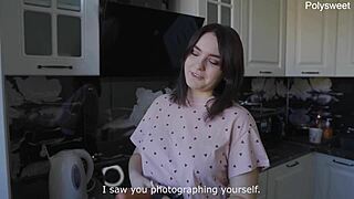 Neighbor roughly fucks guy hard, finishes him off wildly!