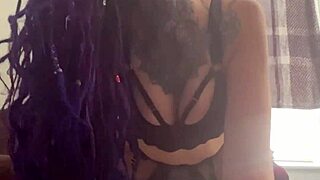 emo babe takes massive black cock stretching lesson