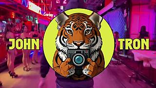 Johntronx Pounds Crazy Wild Thai Babe Doggystyle Creampie Again