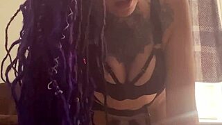 emo babe takes massive black cock stretching lesson