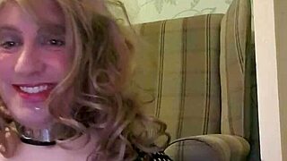 tranny shoots self facial cumshot for webcam crowd