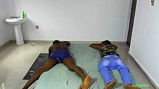 Everyone Wakes Up to Join Sweet Ebony Group Fuck Orgy