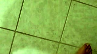 watch this chubby virgin stroke his small hairy cock to messy cumshot explosion