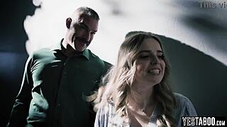 Tiny Teen Threesome with Curvy Milf and Hung Stud