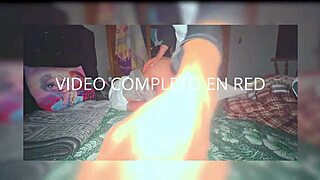 Petite Mexican college student films homemade furniture fuck session