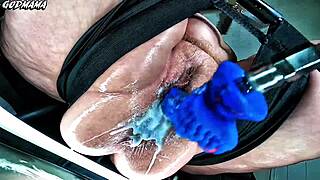 god, that toxic bbw's sloppy wet pussy got fucked so hard she squirted everywhere with toys