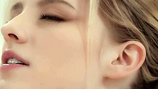 How does our yoga couple's toy-filled riding end with hot creampie on shaved pussy?