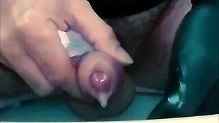 oh god, these latex gloves and cockring make my masturbation explode!