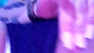 Latina fingers wet pussy watching hardcore porn