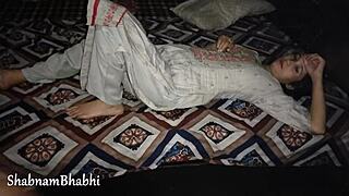 beautiful indian wife enjoys rough ranch sex with huge tits bouncing