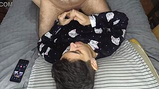 i give a relaxing hand session right before drifting off to sleep