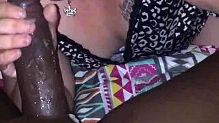 Superhead Cecee Slurps Deepthroat Cum Swallow in POV!