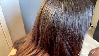 ohh im teasin his huge cock hot blowjob leads to massive facial