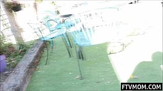 Blonde milf, wanna peek up my skirt in public?