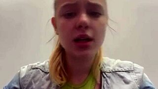 wanna see my shaved teen pussy creampied squirting outdoors?