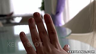 oh fuck, kelly slot's sexy legs and feet drive charlie dean crazy!