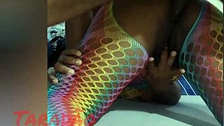 exploding deep in black ass cheeks during fat latina pounding