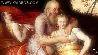 old photographer pounds young tits in erotic public outdoor photoshoot