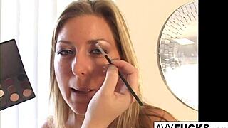 avy scott takes hard pounding from van damage in hot car fuck