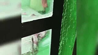 voyeur spies skinny mexican teen dressing into wild orgasm frenzy