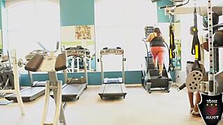 sofia rose grabs rome majors thick protein shake ride casually