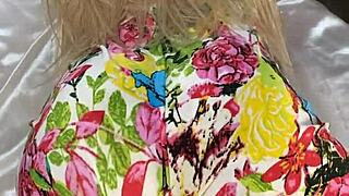 latina wife catches me assfucking sexy doll in kitchen outdoor