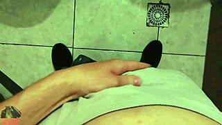 he edges in his boxers during this skinny pov solo game, should he finally explode?