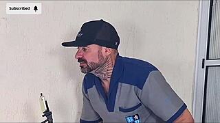 prostitute wife fingers wet pussy before big ass pov fuck with photographer