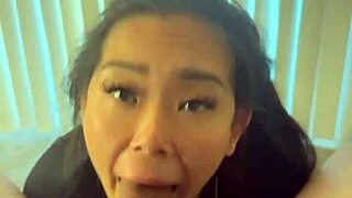 hey i gave my friend a sloppy deepthroat blowjob and swallowed his huge load fast