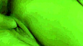 busty brunette teen writhes as tongue dives into her pussy then pounds hard
