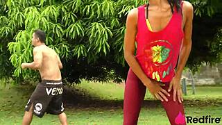 can niara pessanha's horny ass handle outdoor anal training and wild double penetration?