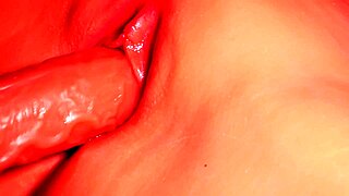 wanna see me slide a thick fake cock deep into her shaved real doll pussy?