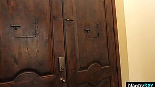 Wife catches nanny spying makes her ride hubby's big cock tight pussy bent over doggystyle