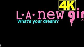 cute blonde teen model 😍 poses sexy on sofa for pov photoshoot