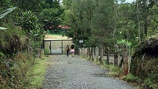 MILF's Insane Reaction After Butt Grope Alone In Woods!