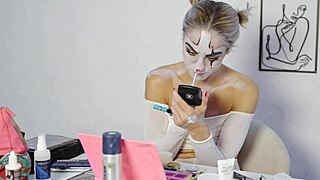 miss daisy diamond nails harley quinn cosplay makeup for halloween!