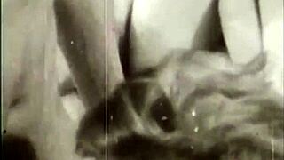 vintage foursome dives into hairy beaver orgy frenzy