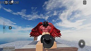 Fierce ROBLOX PUTA POUNDING with Condom in Virtual Fuck Fest