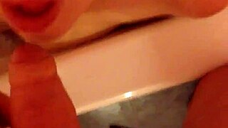 wanna see my submissive slut swallow every drop after shower sucking?