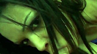 small tits girl blows hard for creamy cumshot reward!